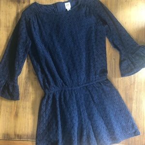 Adorable navy blue girls romper. Never worn!